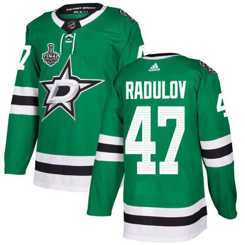 Adidas Men Dallas Stars #47 Alexander Radulov Green Home Authentic 2020 Stanley Cup Final Stitched NHL Jersey